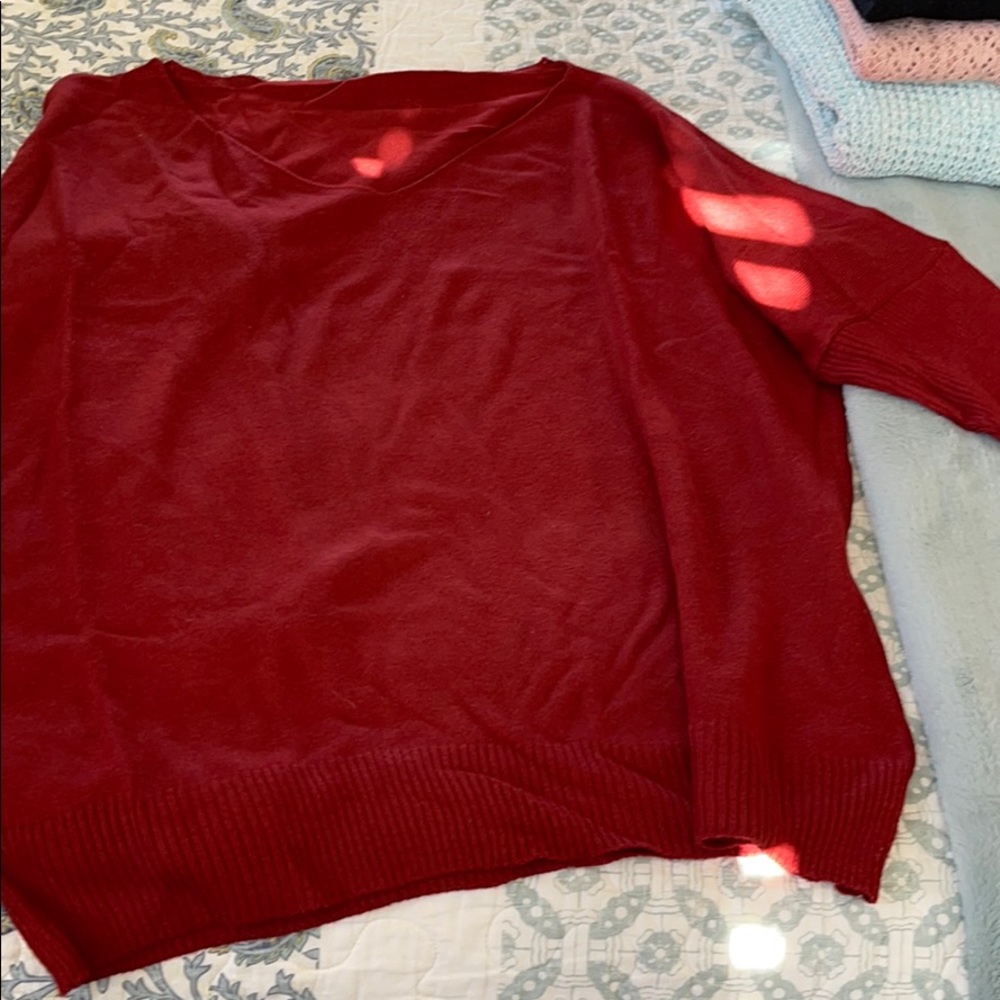 Rust colored sweater